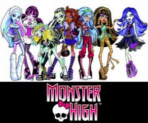 yapboz Monster High kızlar